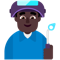 Man Factory Worker- Dark Skin Tone emoji on Microsoft